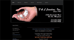 Desktop Screenshot of fandljeweler.com